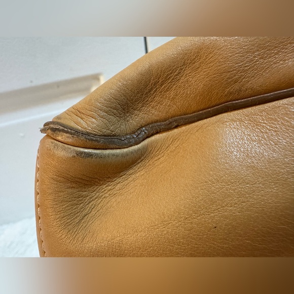 CELINE Boogie Bag Vintage Leather Handbag in Camel Tan - Made in Italy - EUC - Picture 9 of 16